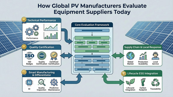 How Global PV Manufacturers Evaluate Equipment Suppliers Today?